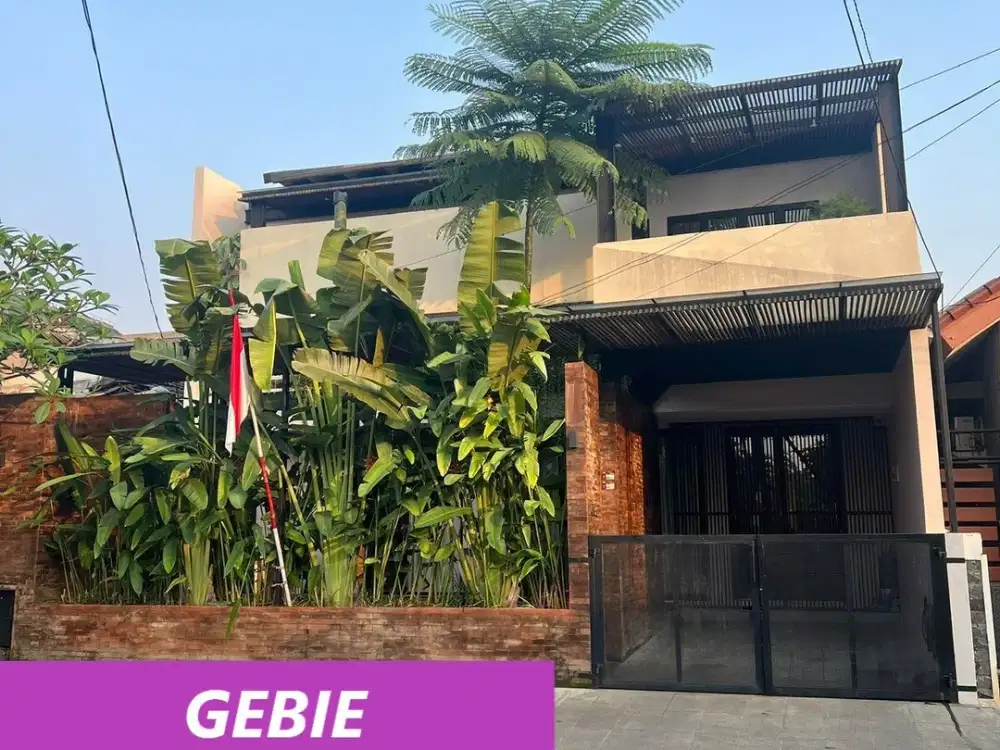 Rumah Fully Furnished 2 Lantai Modern di Bumi Bintaro Permai DM-15942