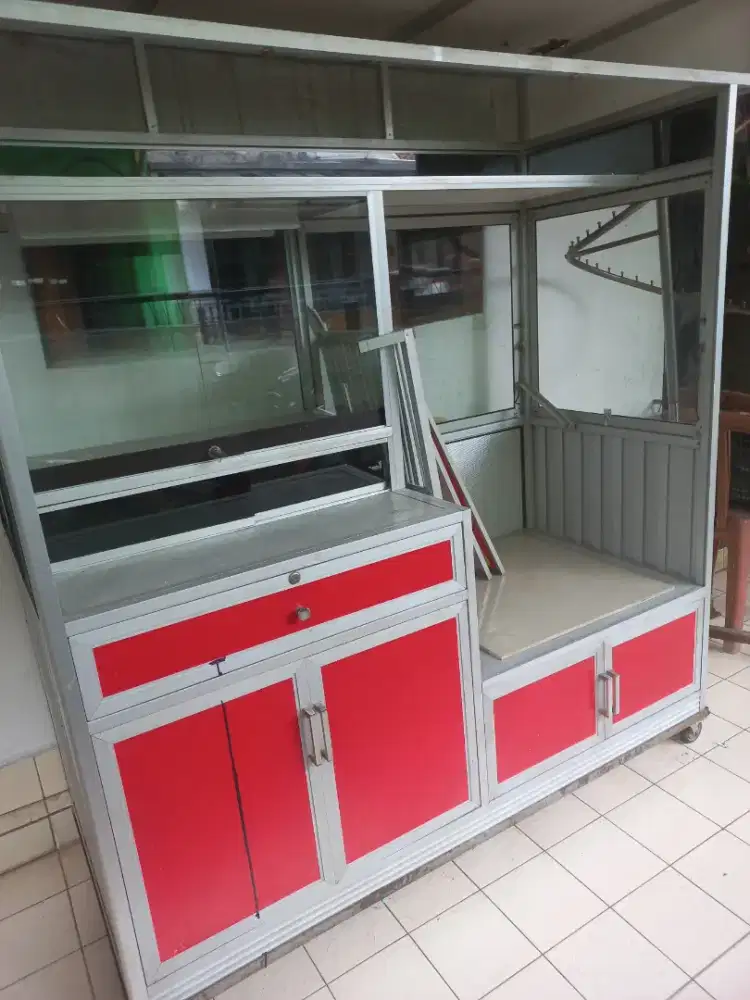 Gerobak Alumunium Besar & Bagus