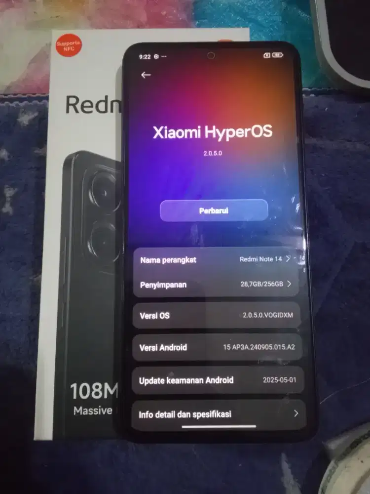 Redmi note 14 8/256gb no minus
