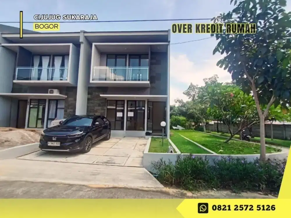 Jual Over Kredit Rumah 2lantai dkt Tol di Graha Laras Sentul Bogor