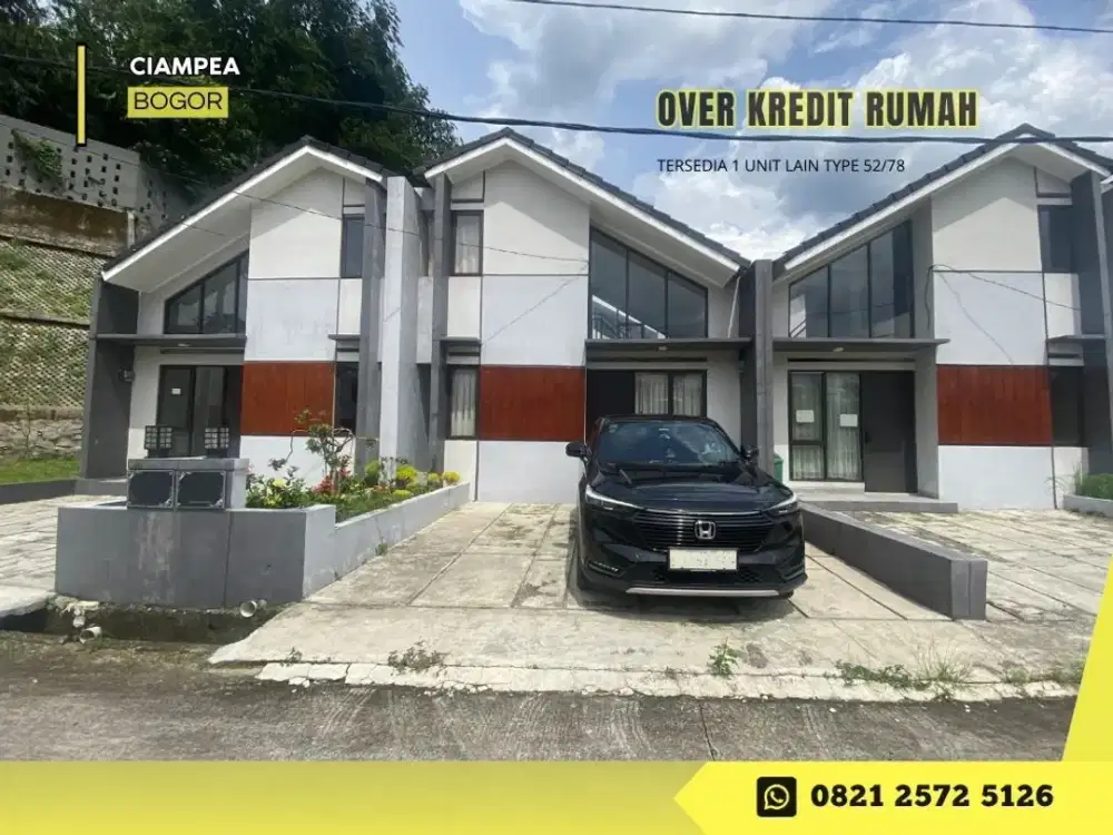 Over Kredit Rmh 69JT Type Mezzanine dkt Kampus IPB di D'Jasmine Resort Ciampea