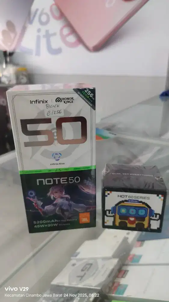 Infinix NOTE 50 8+8/256gb AMOLED baru spesial promo ada gift