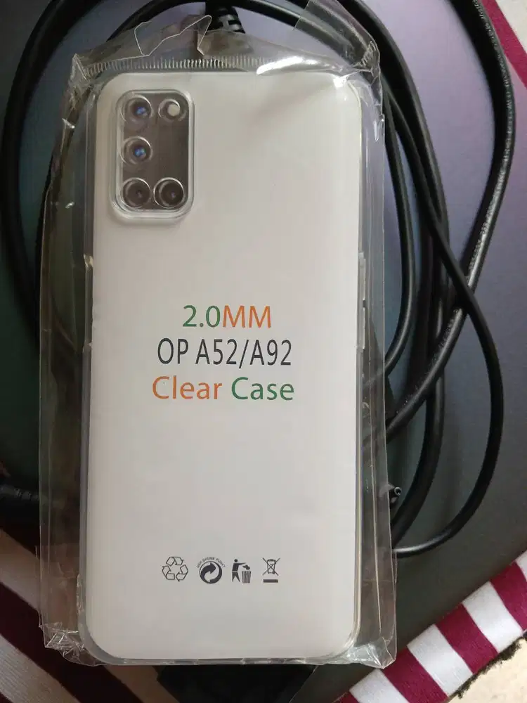 Softcase bening (Tebal+aman) oppo a52 oppo a92