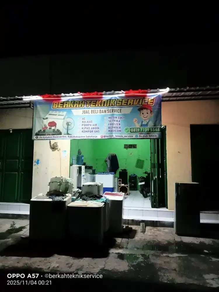 Service mesin cuci kulkas solo terdekat panggilan