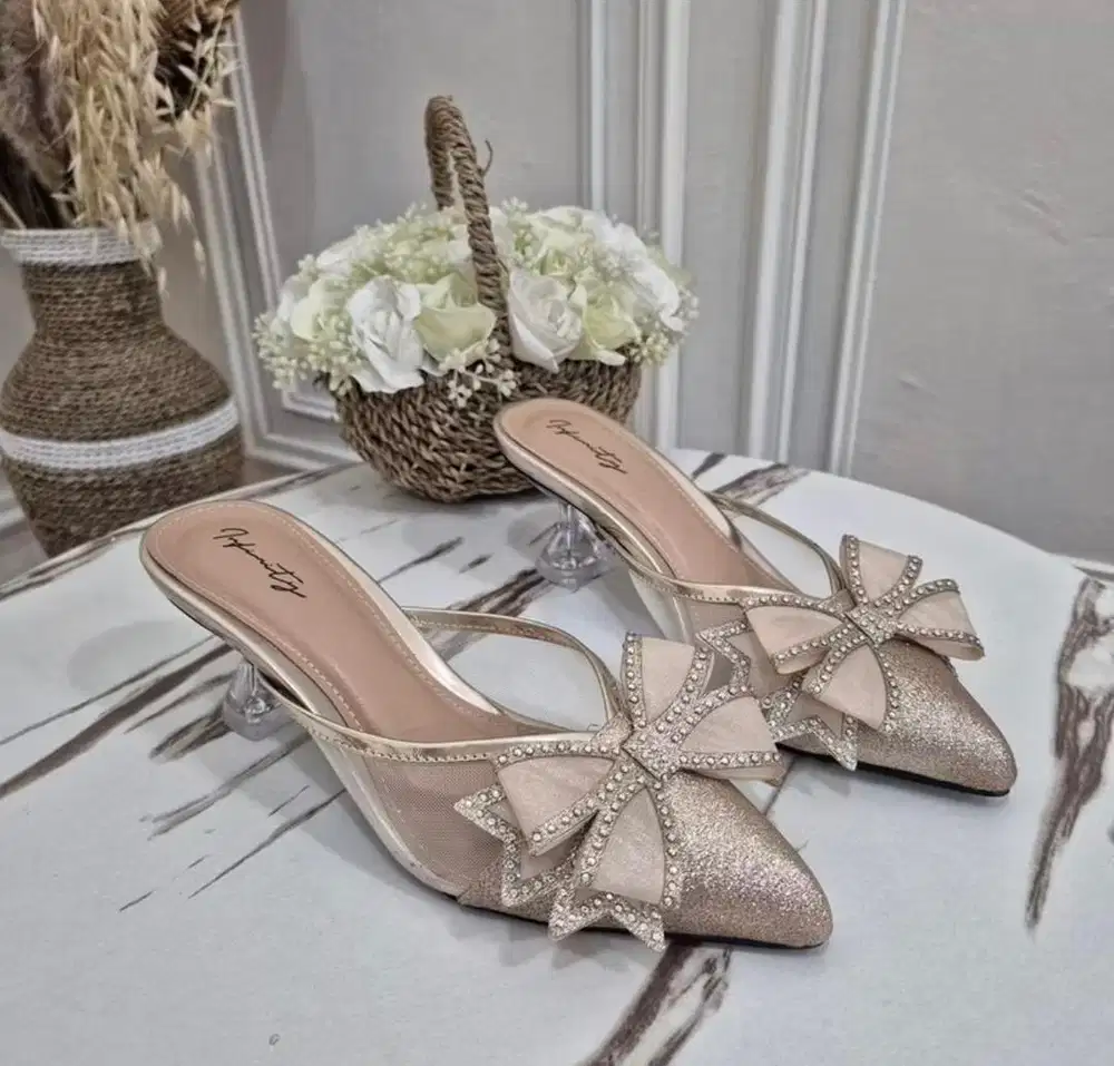 Heels pita glitter 5cm