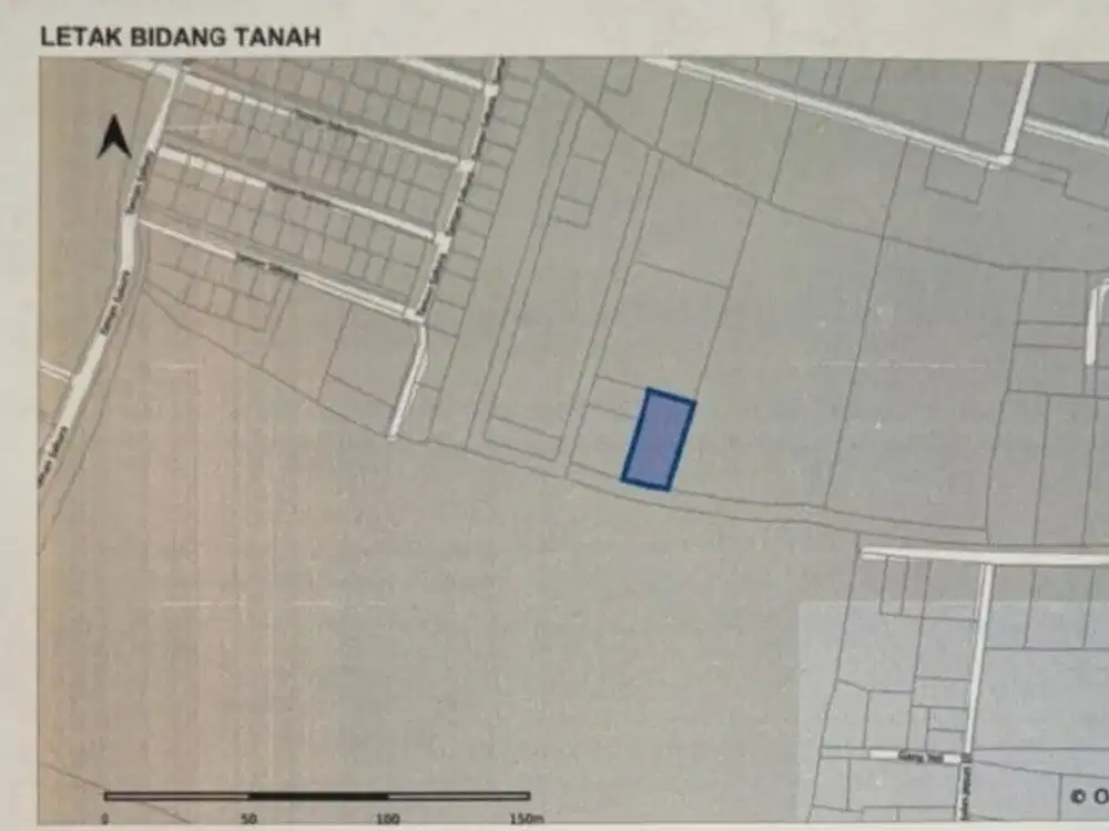 Di jual tanah di praja gading .luas tanah 5 are.shm