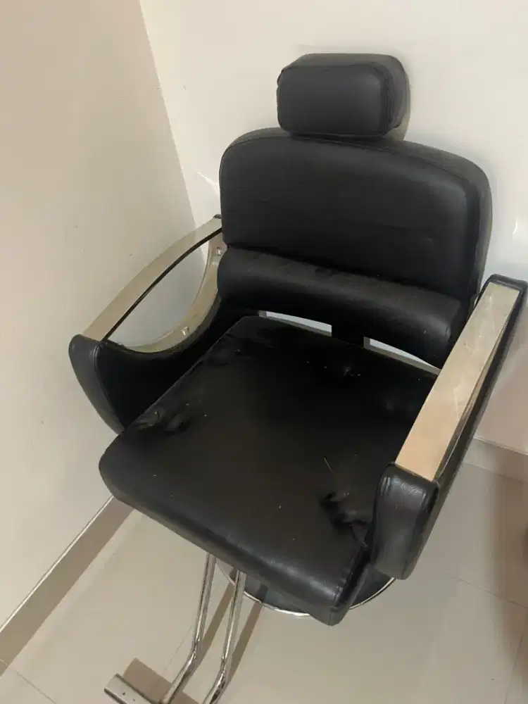 Perlengkapan salon, kursi salon, towel warmer, peralatan gunting dll