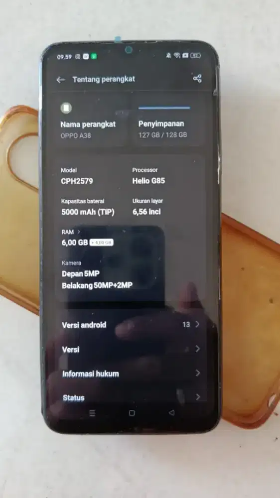 Hp oppo A 38 .. 6 / 128