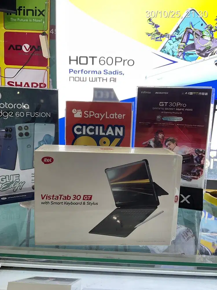 Itel vista tab 30 gt free pen stylus dan case keyboard