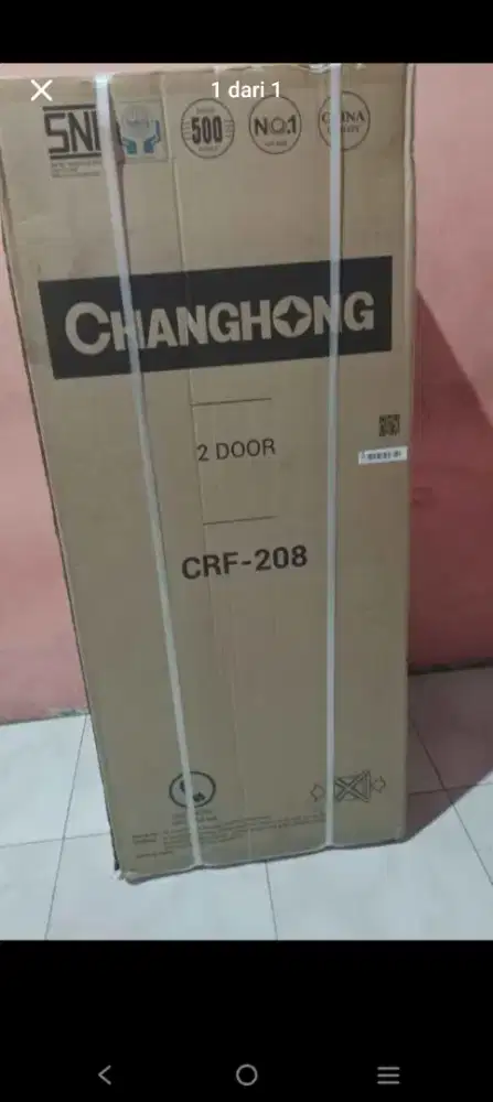 Kulkas changhong 2 pintu