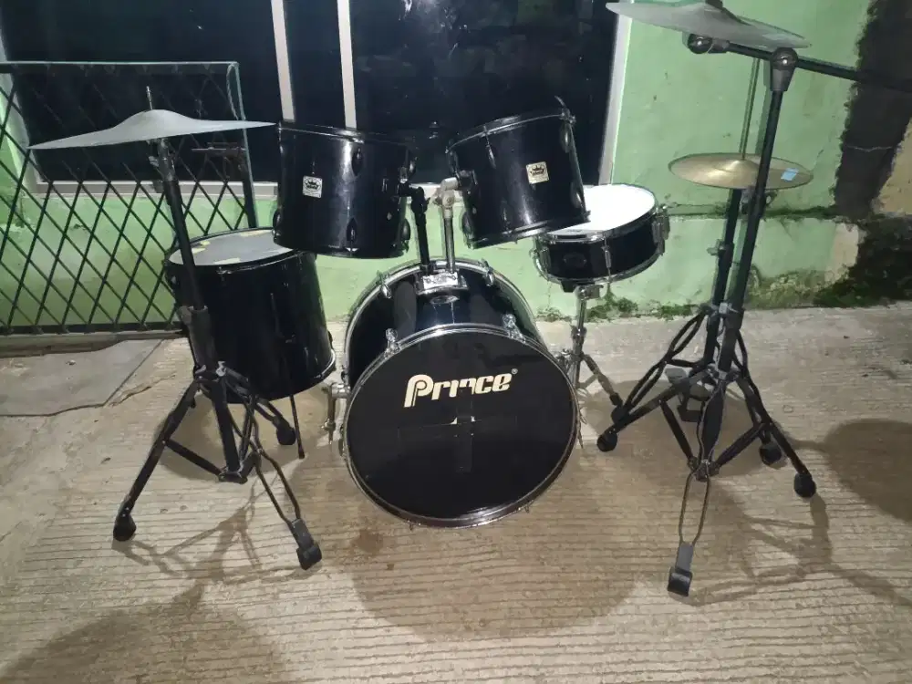 Drumset Prince lengkap cymbal