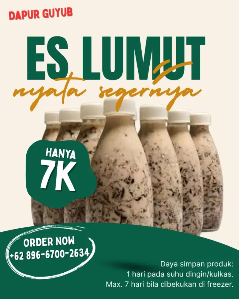 Jual ES LUMUT DAN JUS BUAH SEGAR