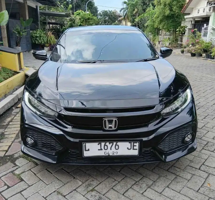 LOW KM 36rb - HONDA CIVIC TURBO HATCHBACK 1.5E CVT 2018 MATIC DP MINIM