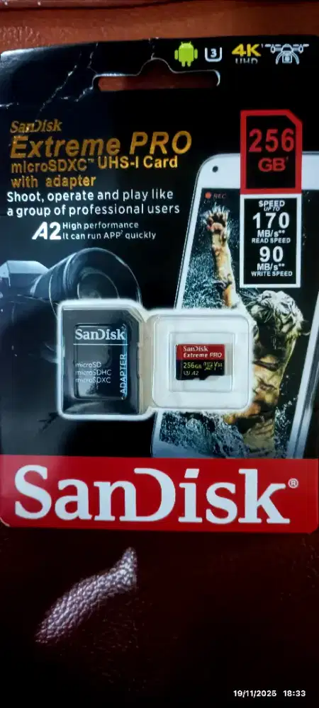 Memori card 256gb