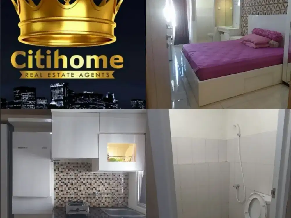 menyewakan apartemen educity 1br harian bycitihome