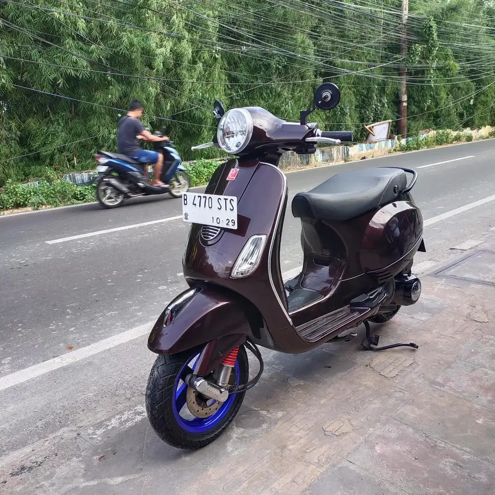 Piaggio Vespa LX150 2013 Coklat Mesin Nyuss
