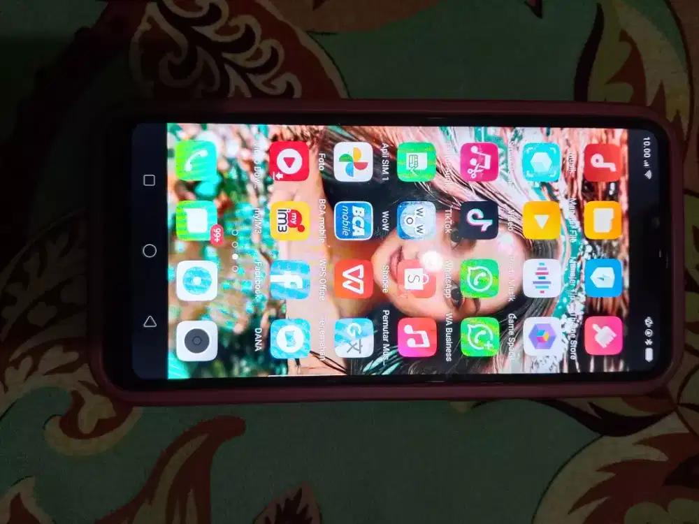 Oppo a3s blue fullset