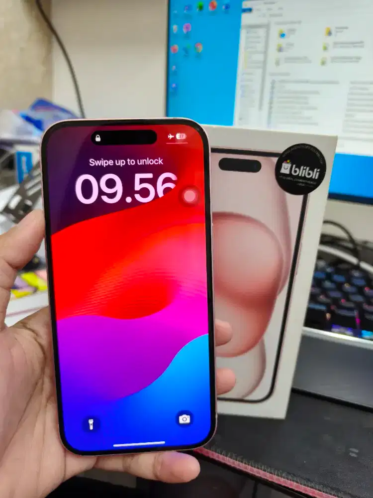 iPhone 15 128gb Pink Ex Resmi BliBli