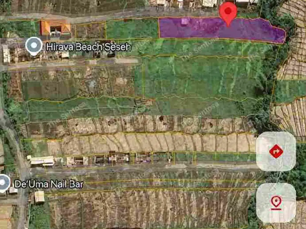 TANAH SESEH VIEW PANTAI DAN SAWAH