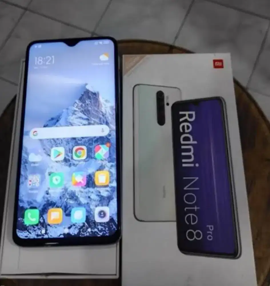 Murah hp Xiaomi Redmi Note 8 pro 6/128 lkp, bs TT