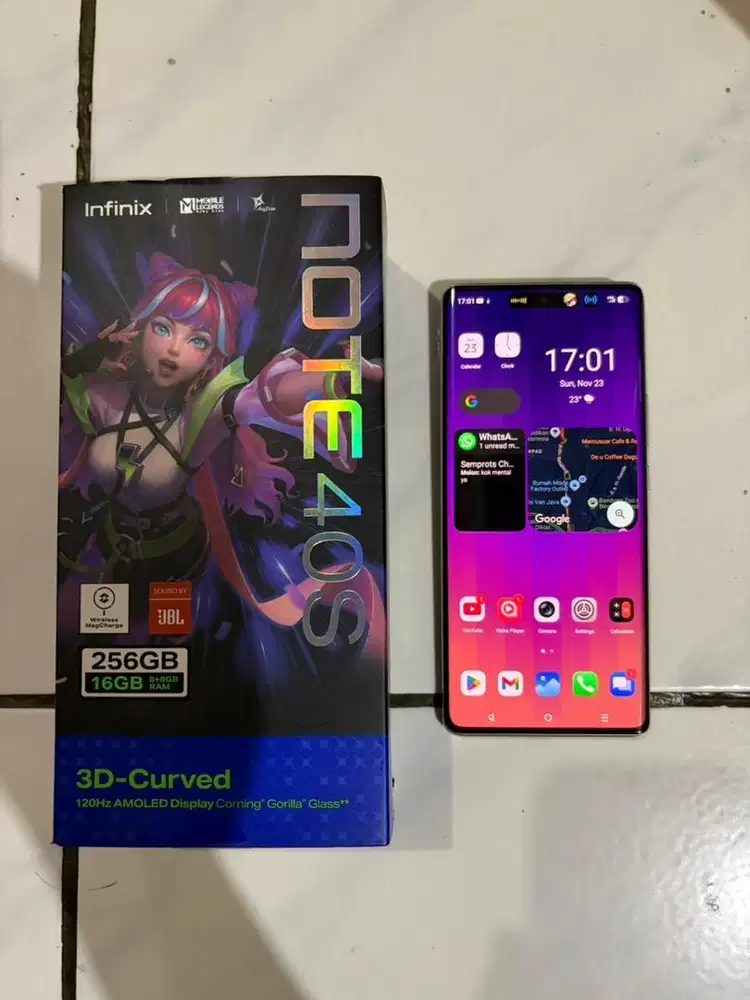 Dijual Infinix Note 40s 8/256 Second Unit