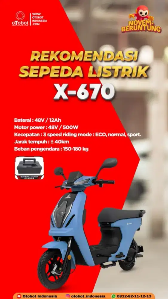 SEPEDA LISTRIK X670