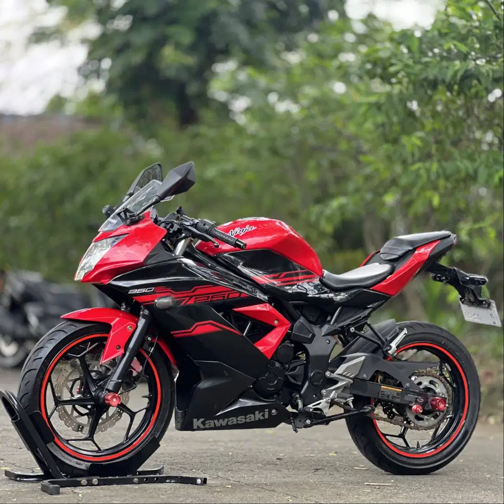 KAWASAKI NINJA 250 MONO SL MERAH 2016 KM 15K PAJAK HIDUP SIAP GASPOL