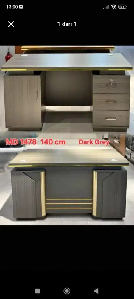 Meja Kantor 1 Biro Moder