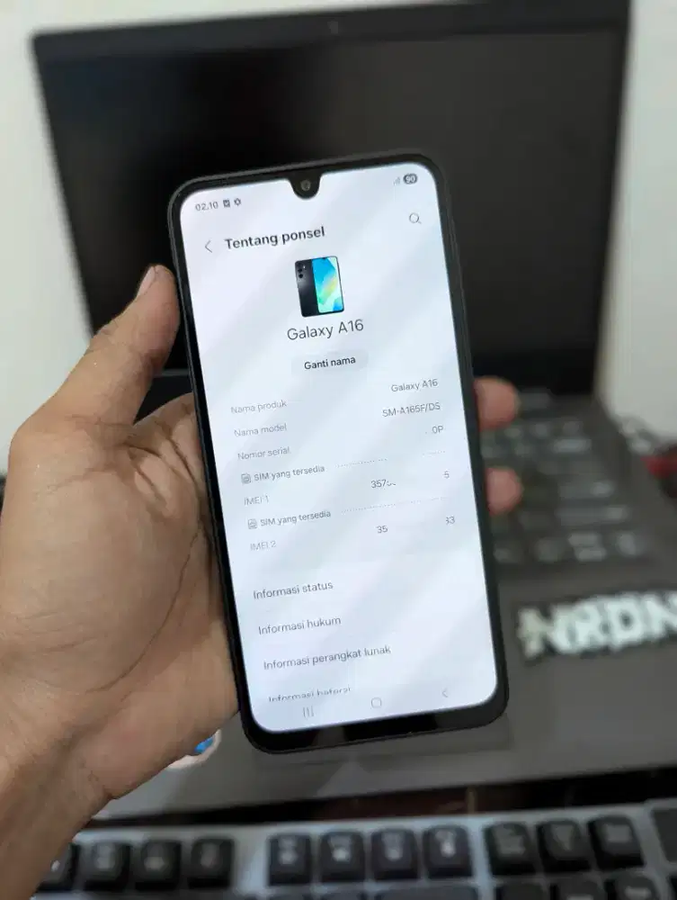 Samsung a16 ram 8/128