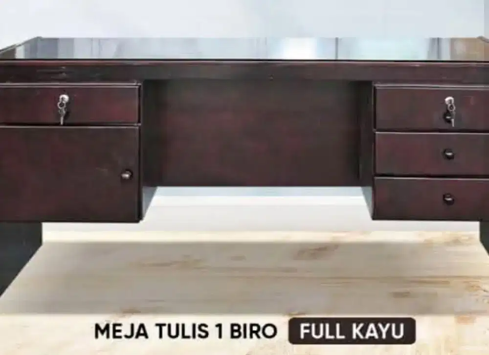 Meja Tulis 1 Biro Kayu