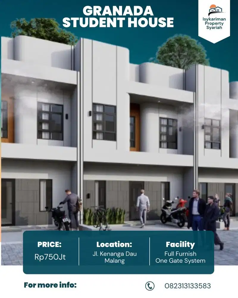 Dijual Cluster kost di Dau dekat UiN 3 Malang UMM Ponpes Arohmah