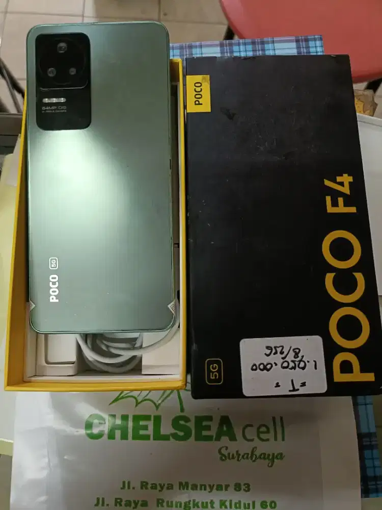 Murah hp Poco F4 5G 8/256 lkp bs TT