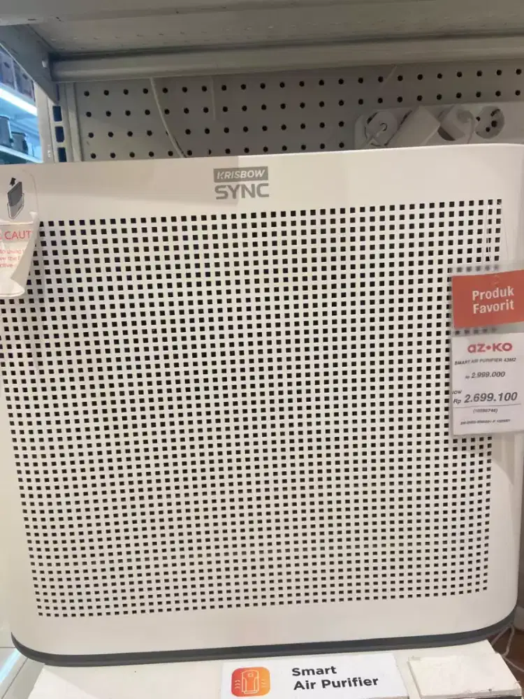 PROMO CICILAN BUNGA 0%SMART AIR PURIFIER 43M2