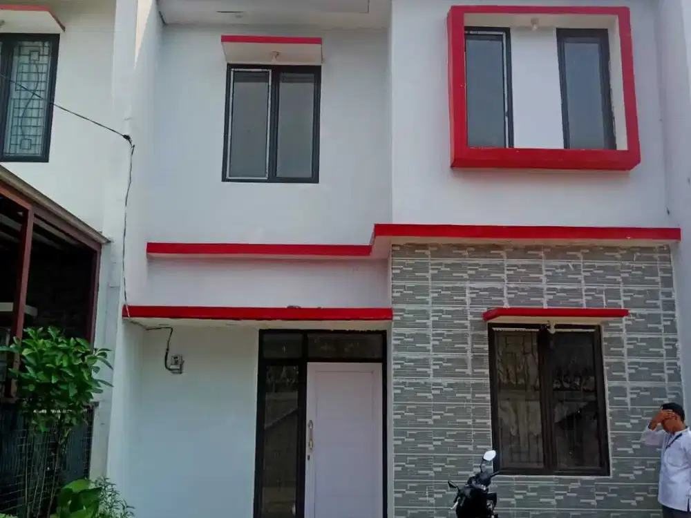 rumah cantik 2 lantai harganya merakyat banget bebas banjir