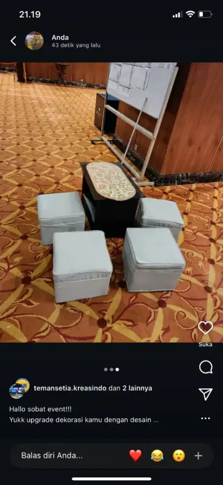 Penyediaan Sofa Puff