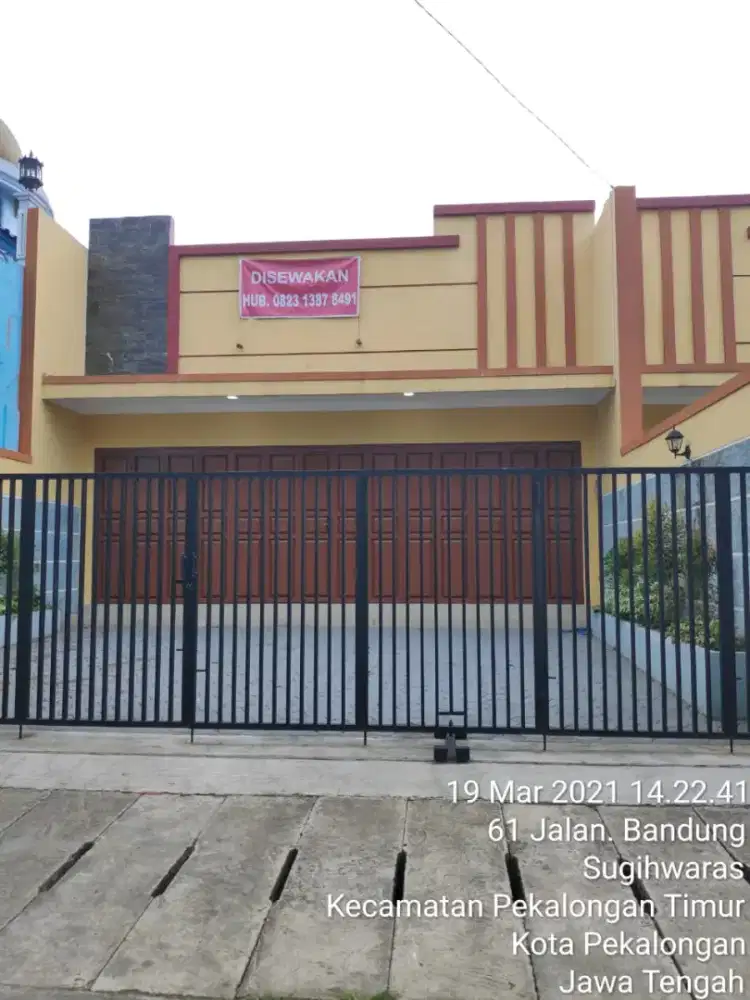 disewakan sewa dikontrakan ruko toko ruang usaha di jl Haji Agus salim