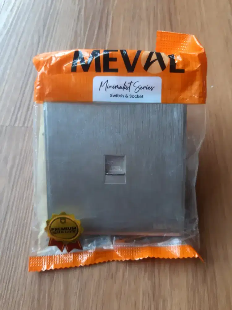 Meval Socket Internet LAN Soket Internet Warna Rose Gold Hairline Baru