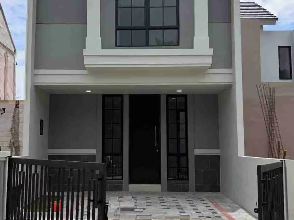 dijual rumah baru ne cluster paddington di pantai mentari kenjeran surabaya timur