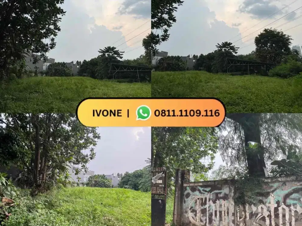 Dijual tanah 2500 meter samping Aeon Mall BSD cocok untuk kos kontrakan