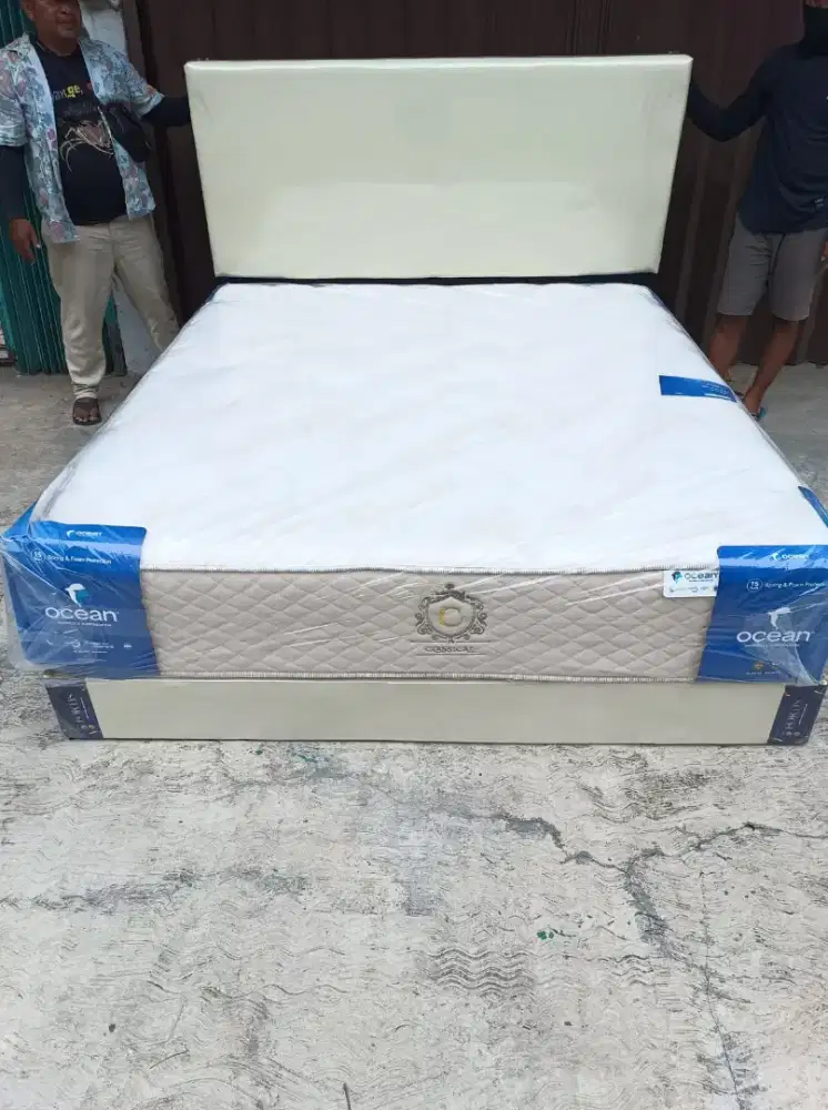 Set Spring Bed 6 Kaki Ocean