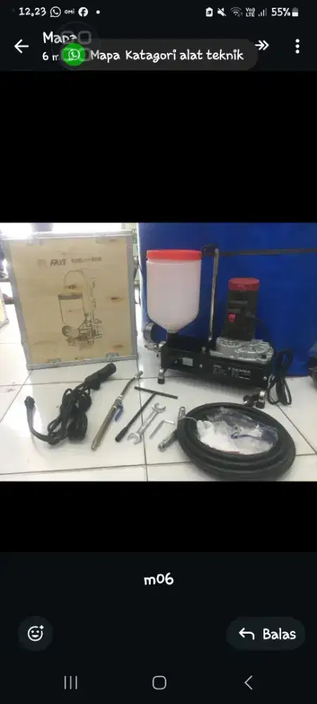JUAL CEPAT. Mesin Injeksi semen, Epoxy, PU Grouting Machine TYPE M-o6