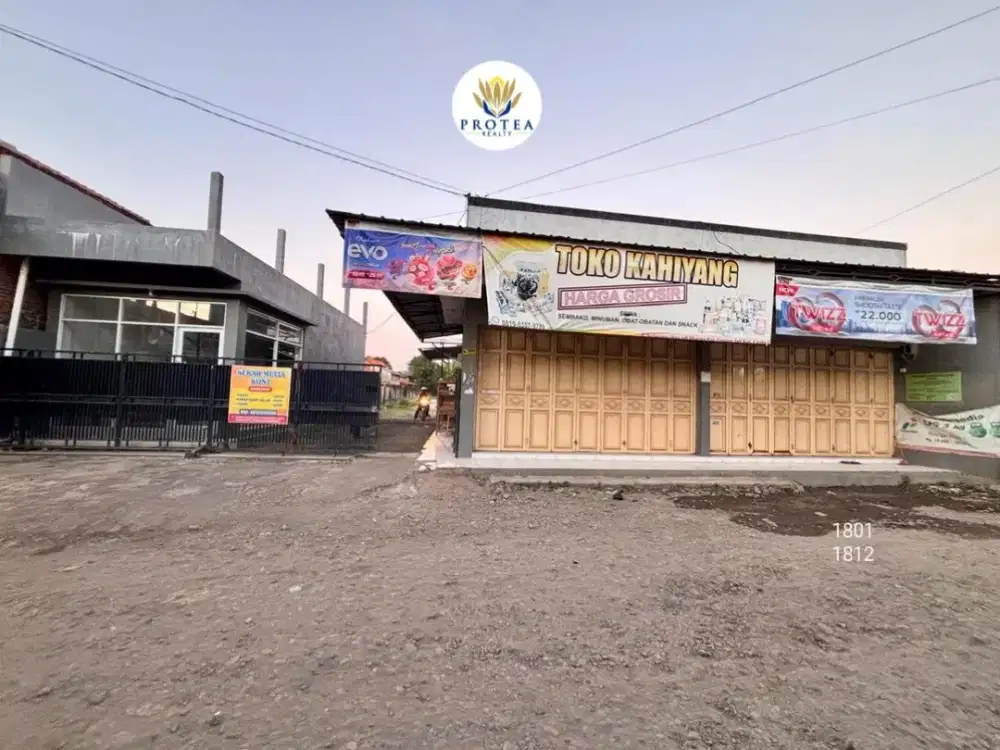 DIJUAL BANGUNAN TOKO, RUMAH, TANAH LUAS DI ADHIDARMA, CIREBON
