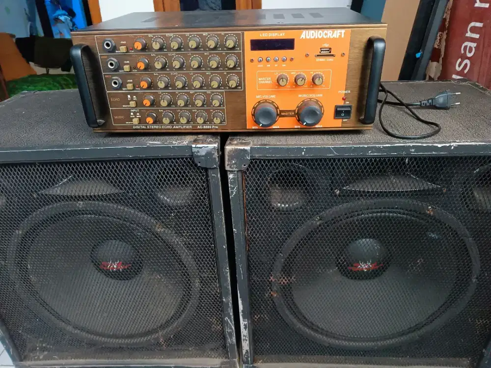 Jual amplifier dan speaker