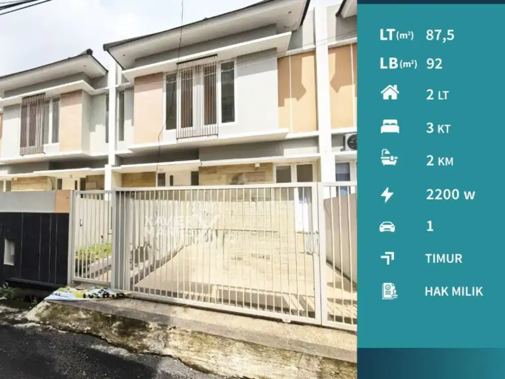 Rumah Baru 2 Lantai Siap Huni Area Ikan Ikan Lowokwaru Malang