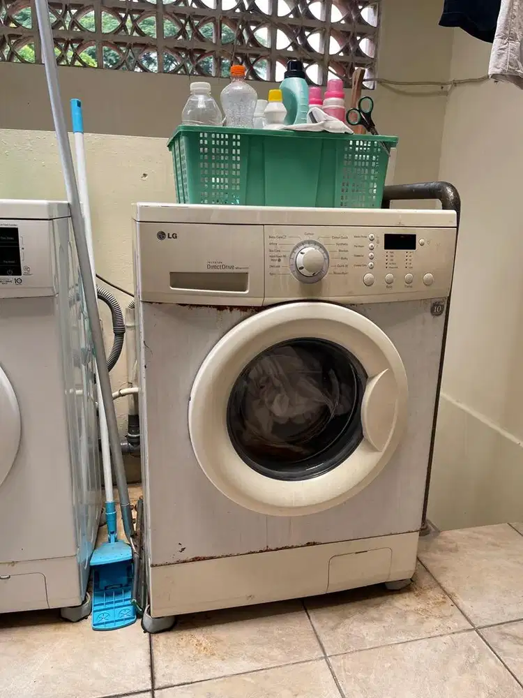 Jual murah mesin cuci LG 10kg one drive pintu depan NEGO