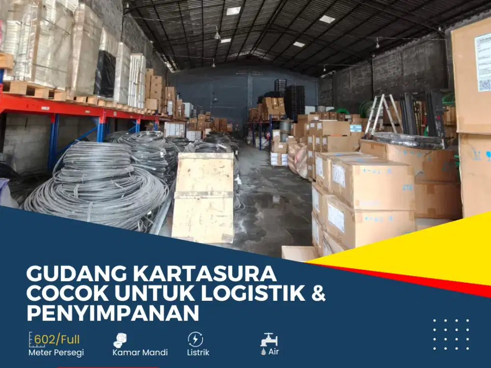 Gudang Kartasura Cocok untuk Logistik & Penyimpanan