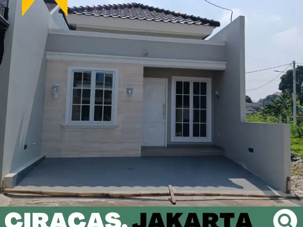 Rumah dijual Murah Baru, Cluster Ciracas, Jakarta Timur dekat LRT Harjamukti
