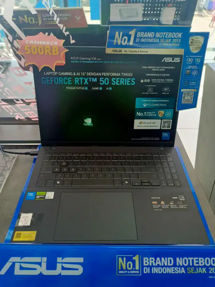 Kredit laptop Asus V16V3607 tanpa DP dan ADM free2x angsuran