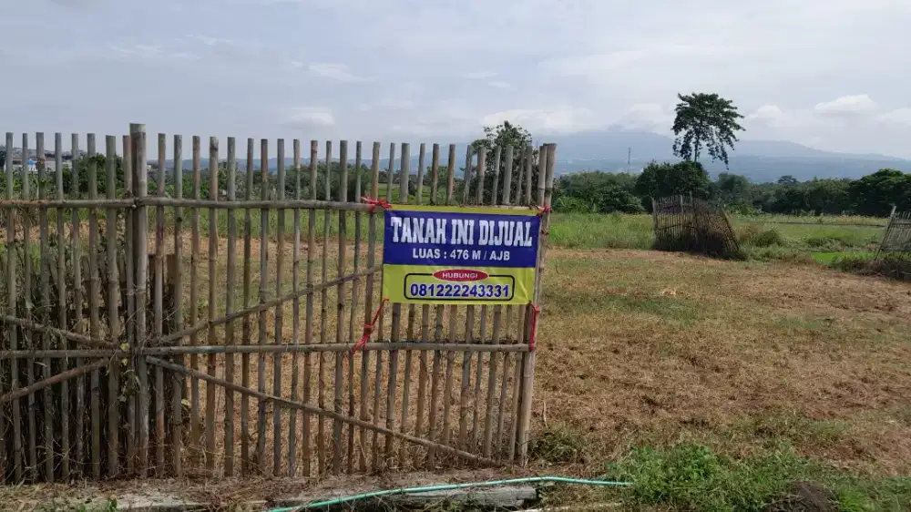 Dijual tanah 476 meter ,surat tanah AJB