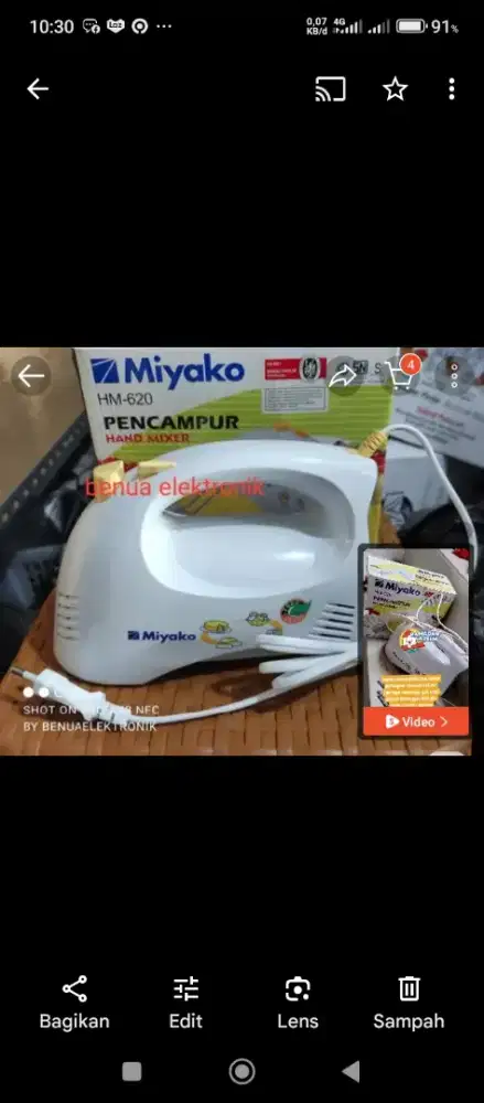 Mixer merk Miyako